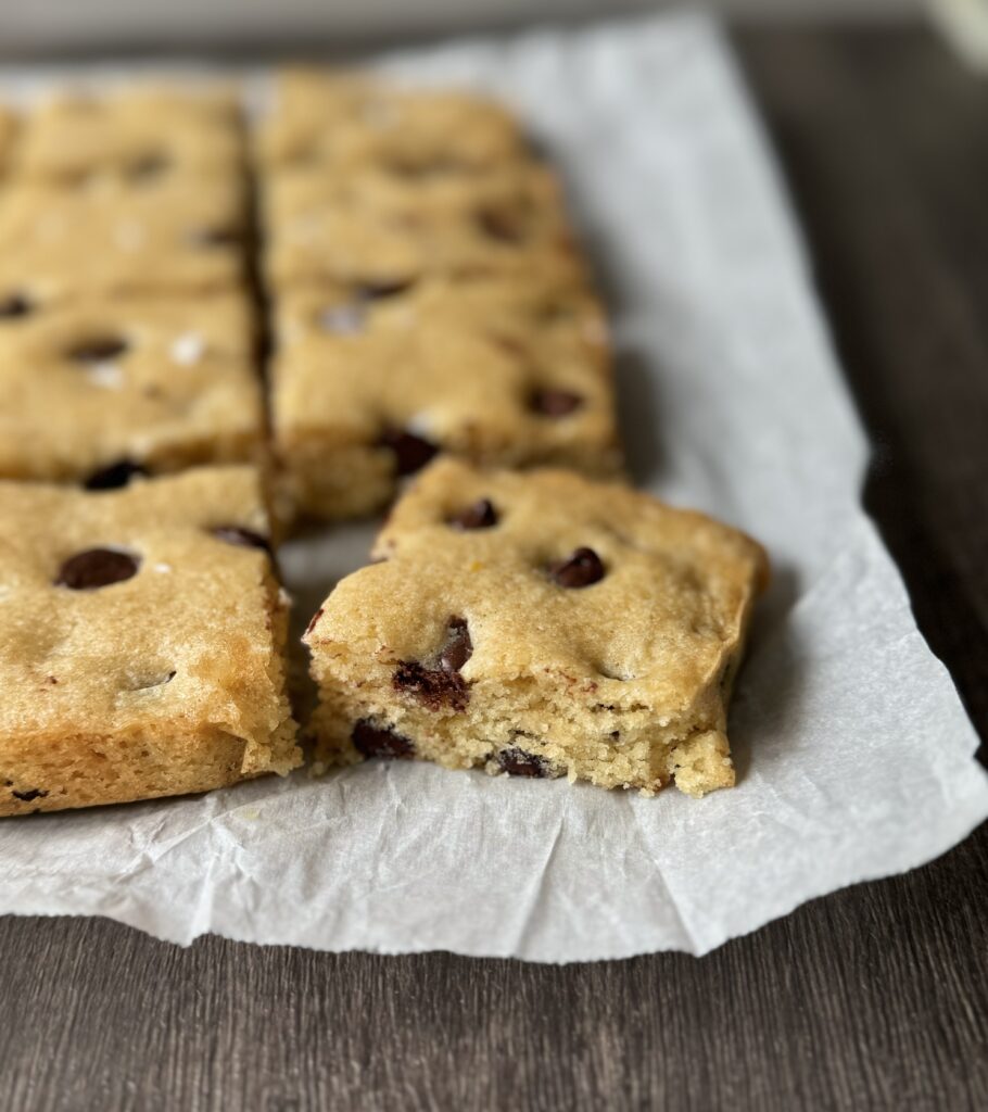 sourdough blondies