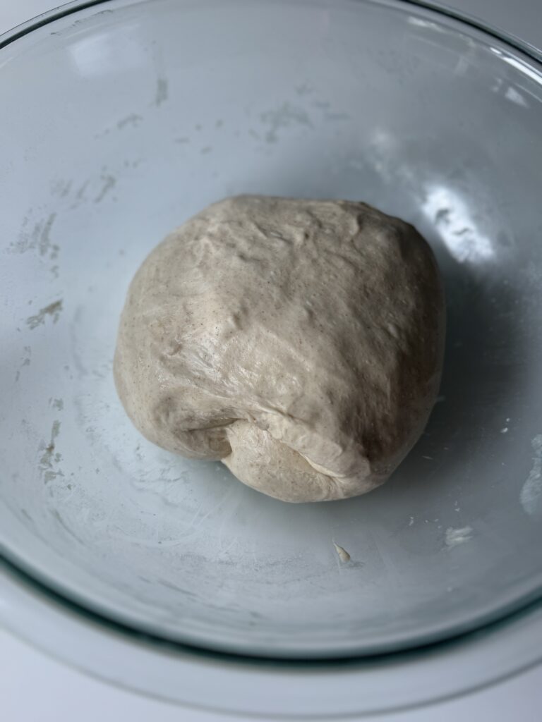 coil folding artisan sourdough bread