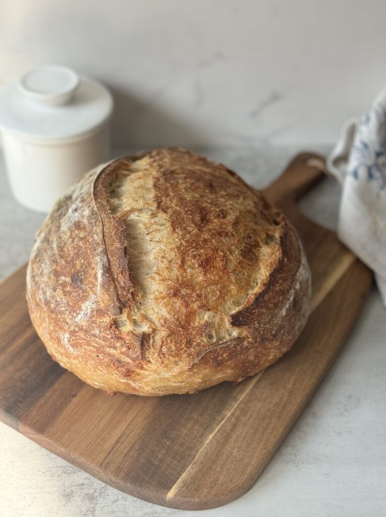 parm and herb sourdough bread