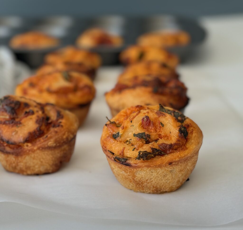 pizza scroll muffins