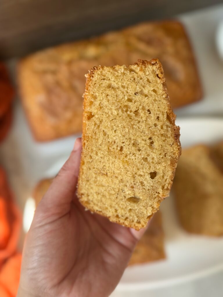 Amish friendship bread slice