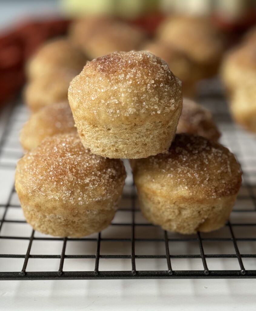 sourdough donut muffins