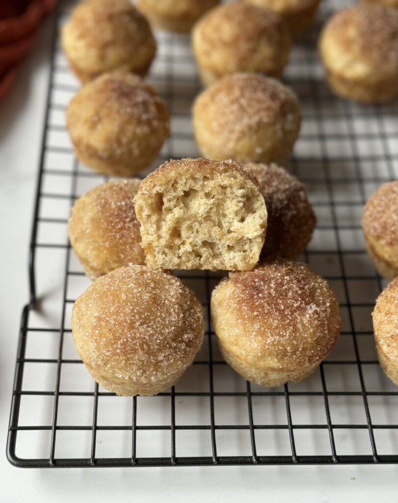 sourdough donut muffins