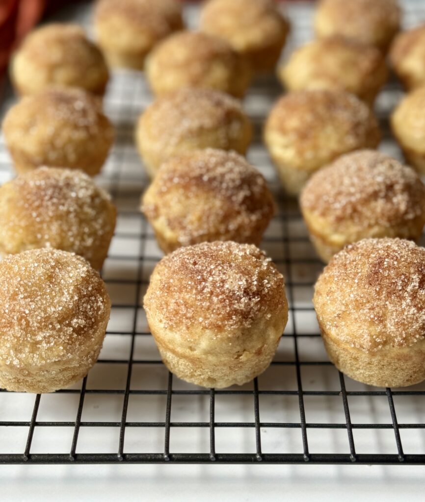 sourdough donut muffins