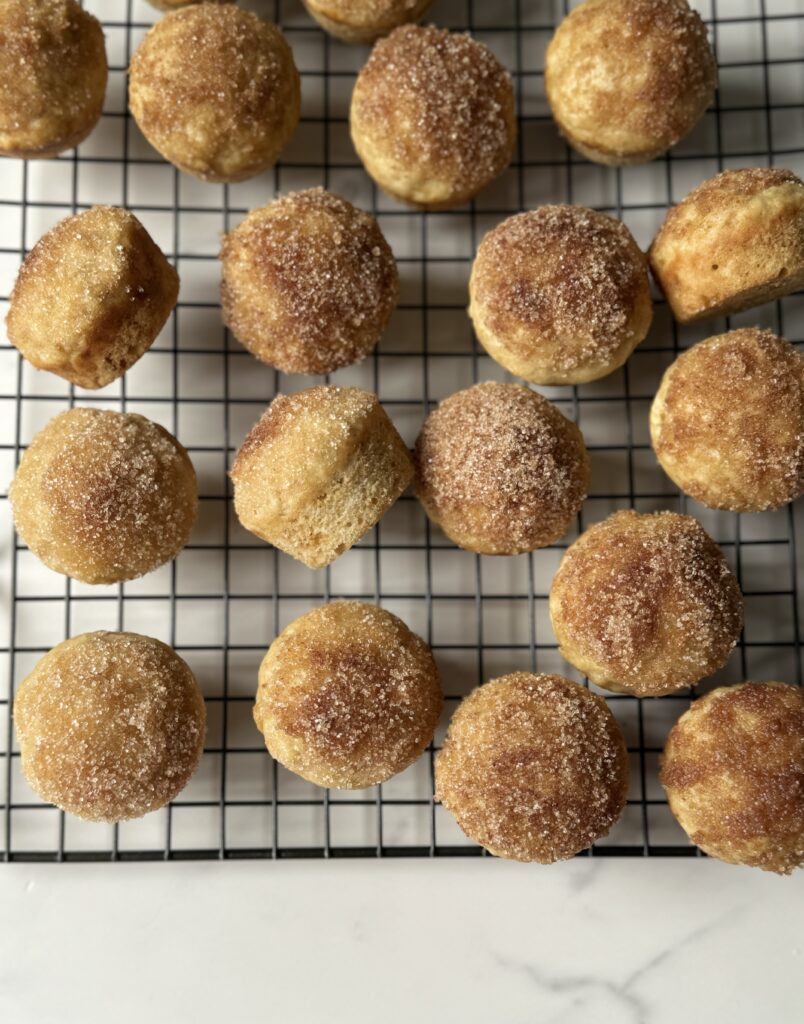 sourdough donut muffins