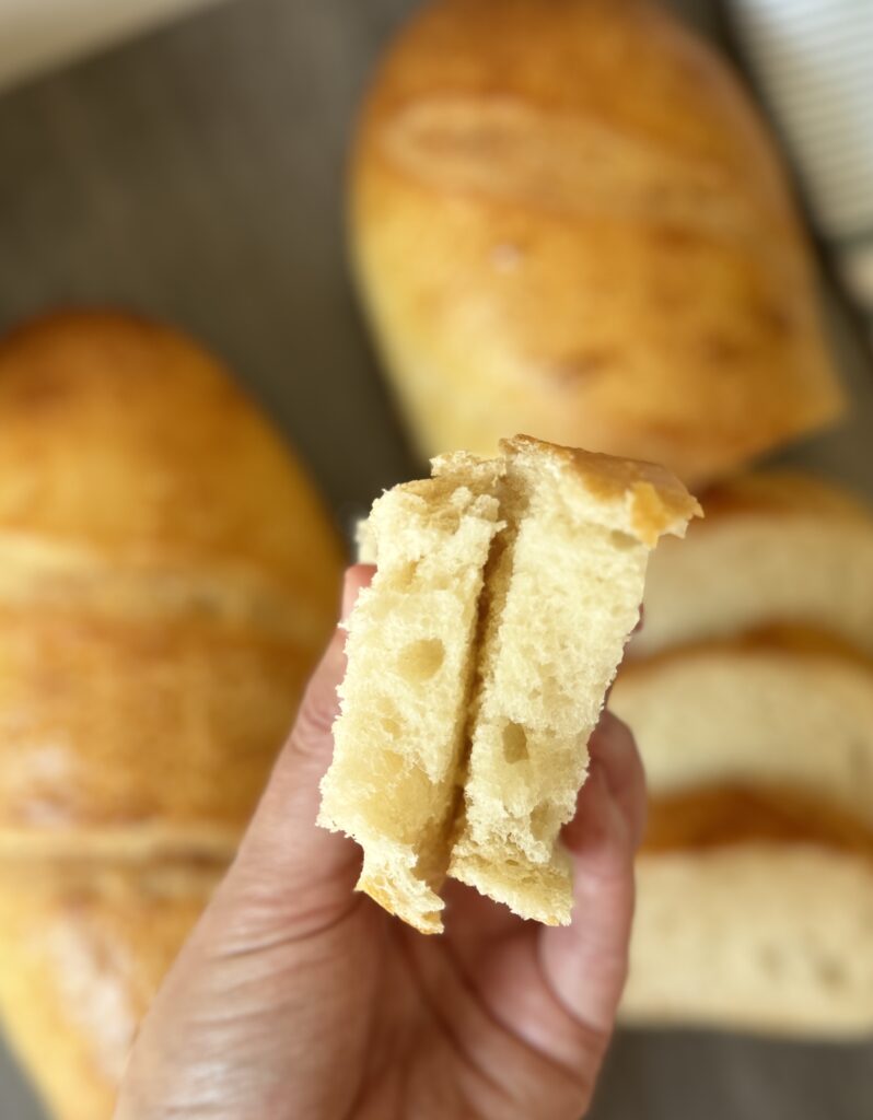 sourdough french bread crumb