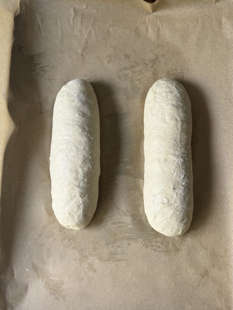 shaped sourdough french bread