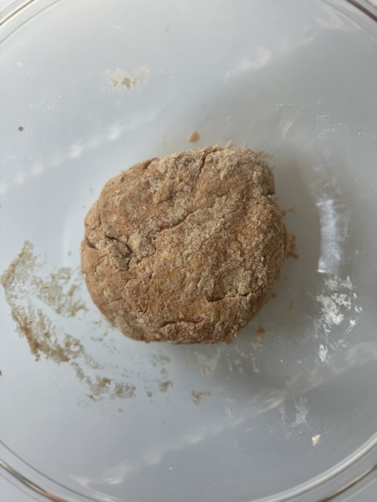 sourdough pumpkin scone dough