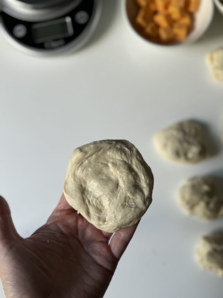 stuffing sourdough cheese buns