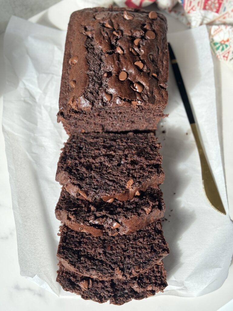 double chocolate Amish bread