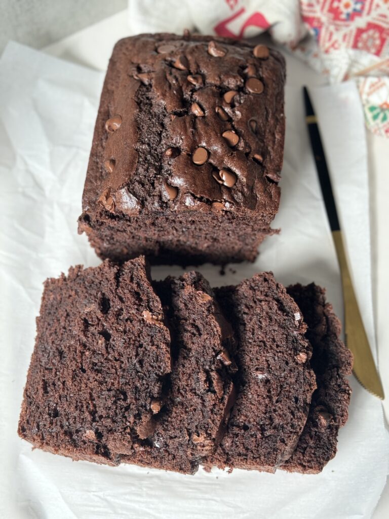 double chocolate Amish bread