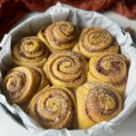 sourdough cinnamon pumpkin rolls