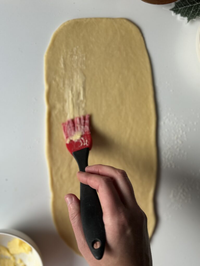 shaping sourdough brioche wreaths