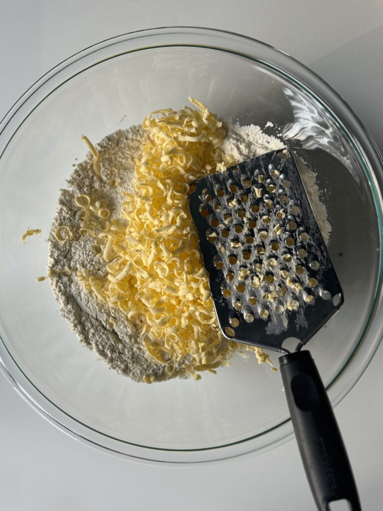 grating butter