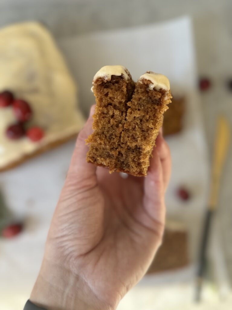 inside of amish gingerbread