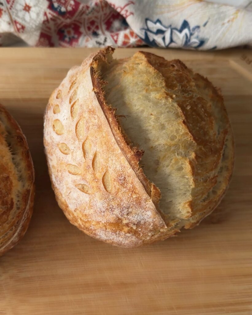 mini sourdough loaves