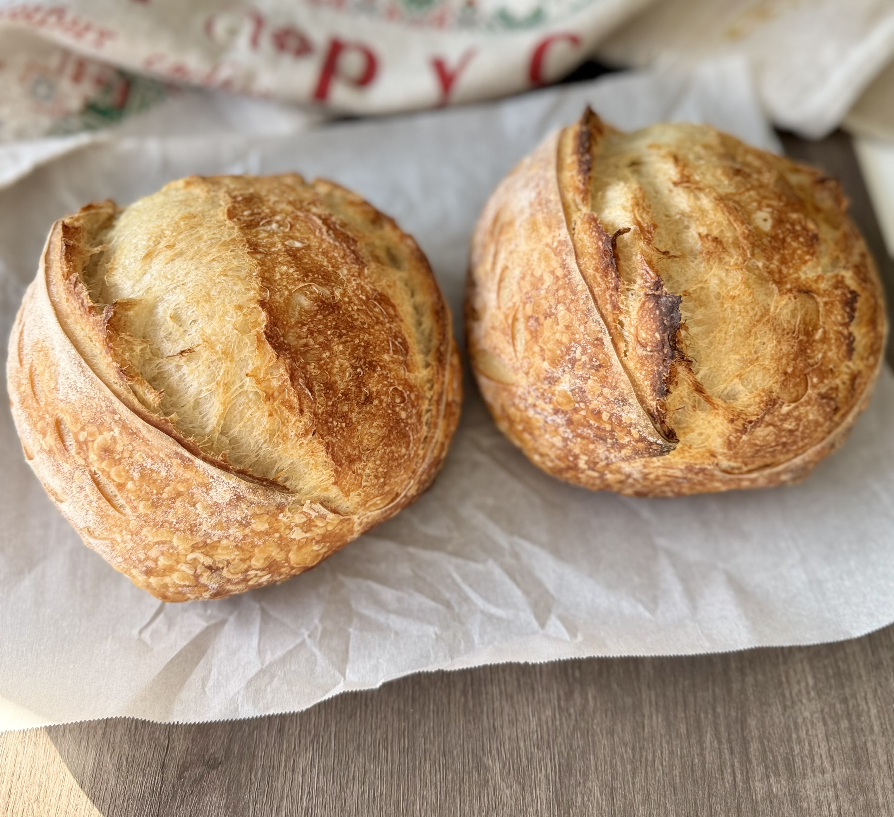 mini sourdough loaves