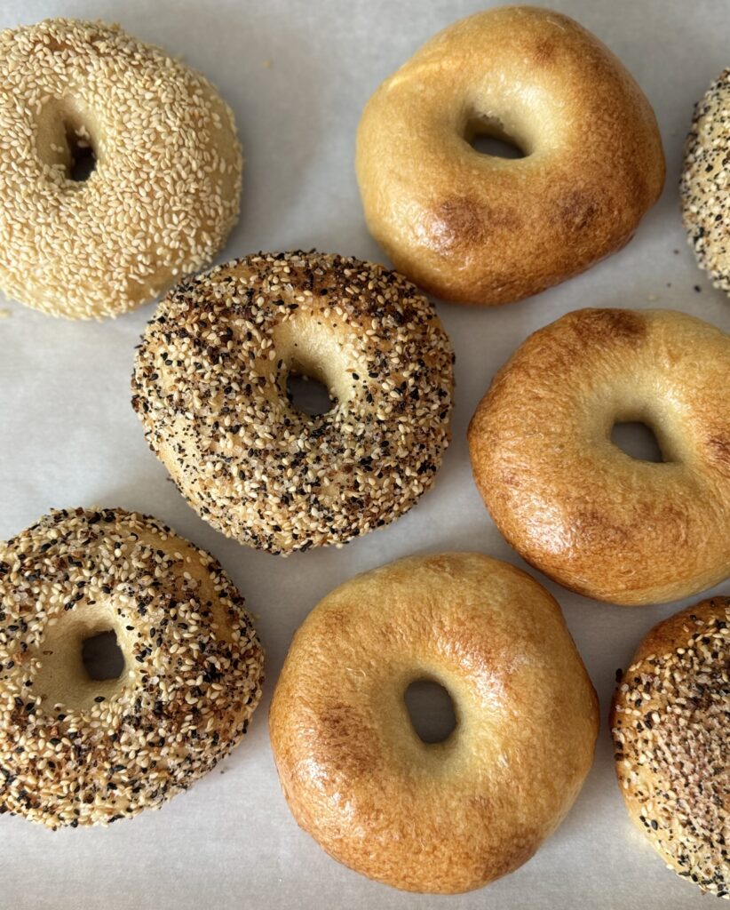 sourdough bagels