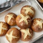 sourdough pretzel buns