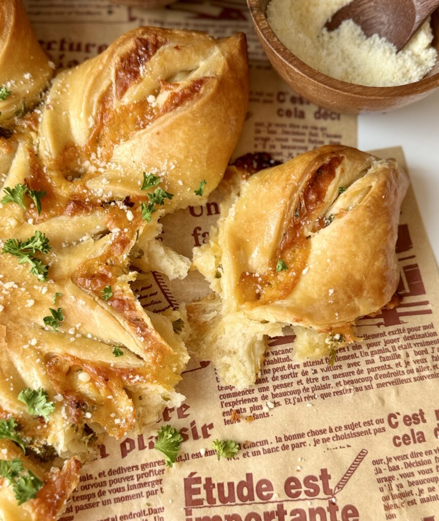 sourdough savory star bread