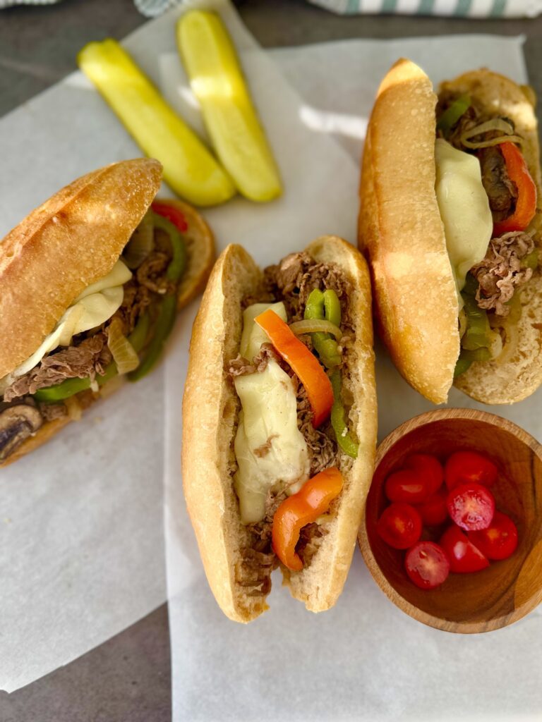 philly cheesesteak skillet meal