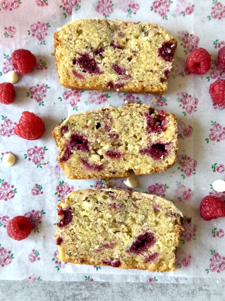 white chocolate raspberry Amish friendship bread