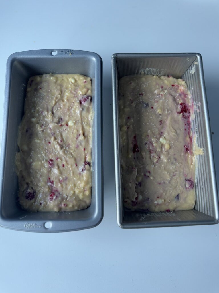 raspberry white chocolate bread