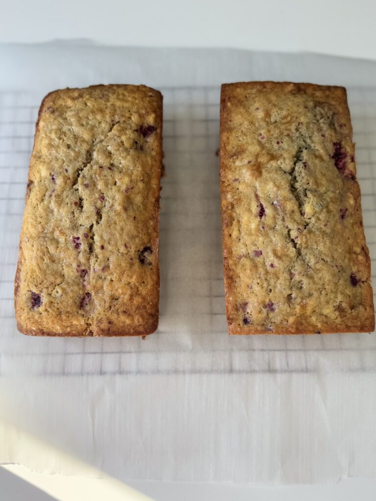 white chocolate raspberry bread