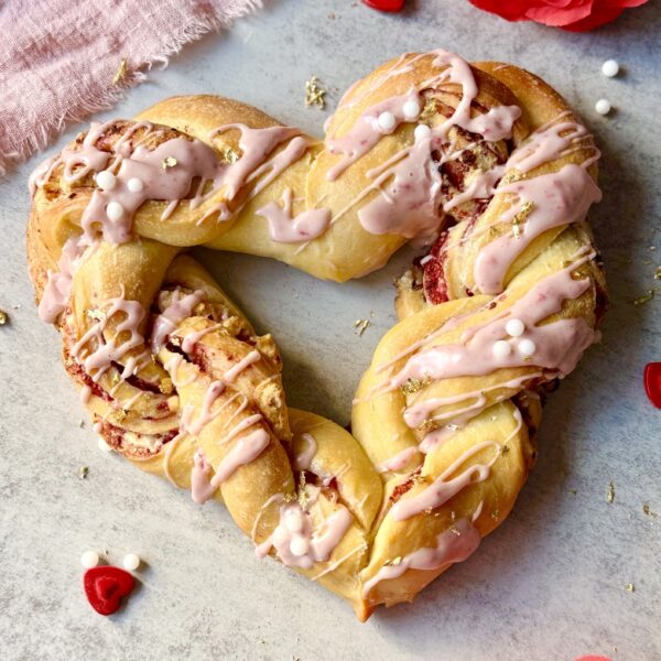 sourdough brioche hearts