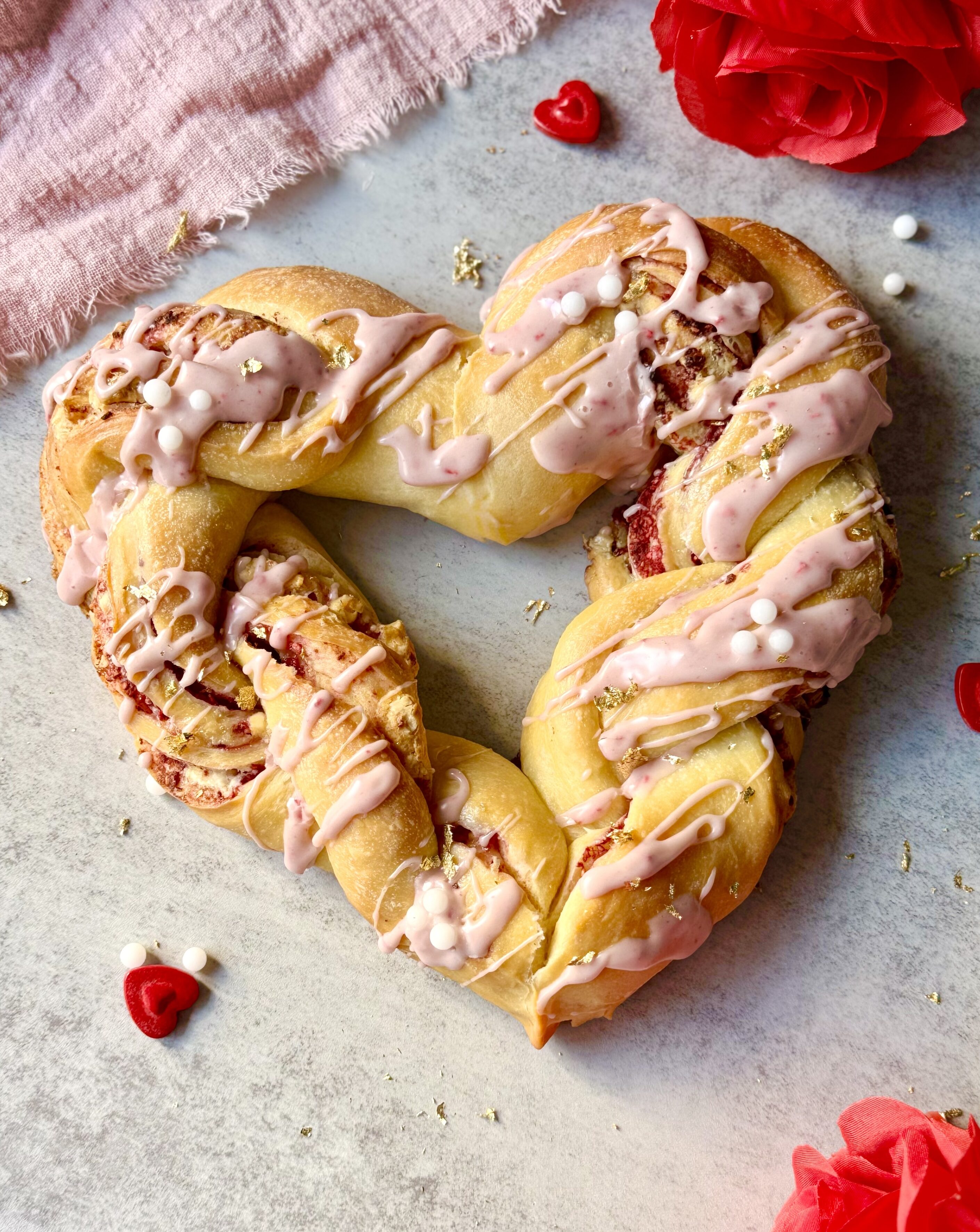 sourdough brioche hearts