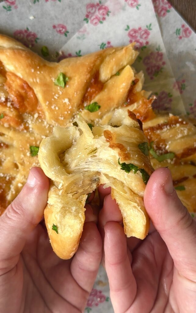 sourdough twisted heart bread