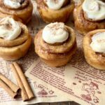 sourdough discard cinnamon roll muffins