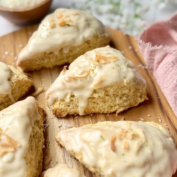 coconut cream pie sourdough scone
