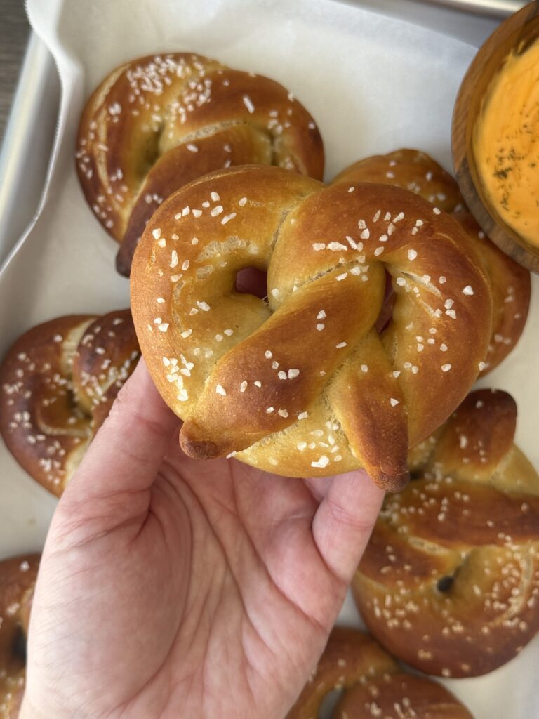 sourdough pretzels