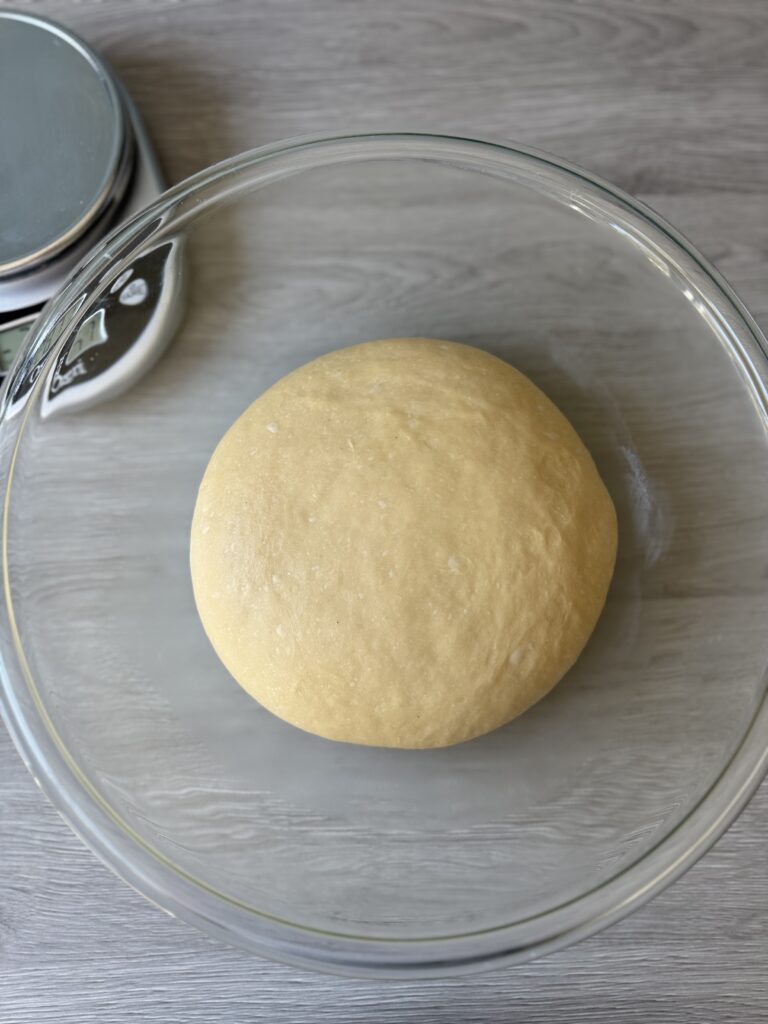 hawaiian roll proofed dough