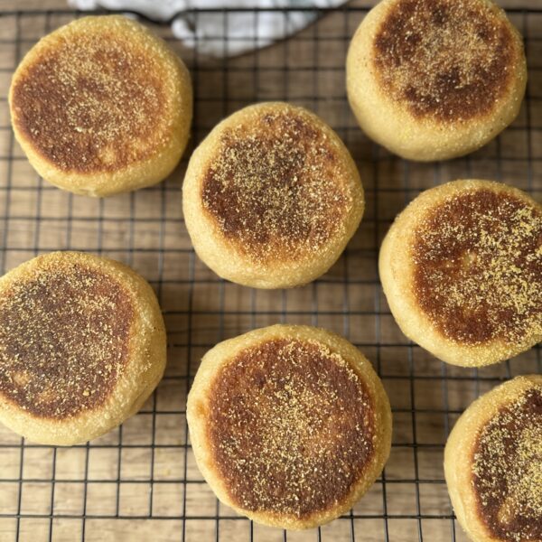 sourdough English muffins
