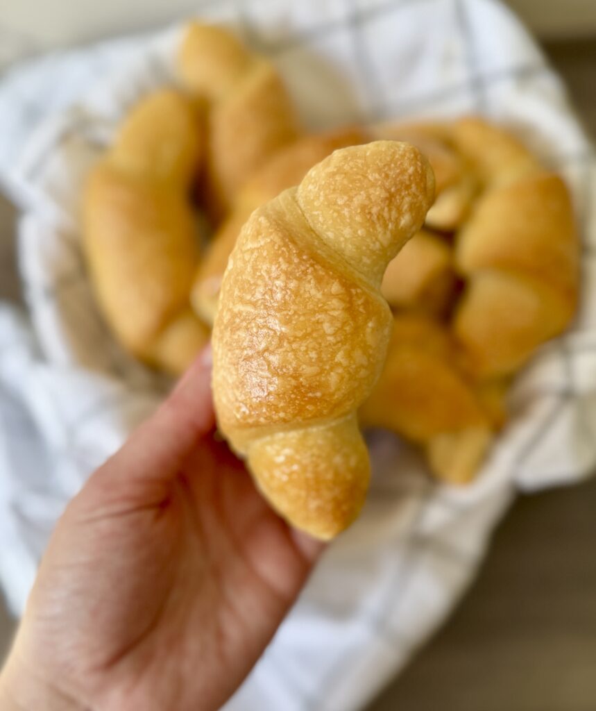sourdough discard crescent roll