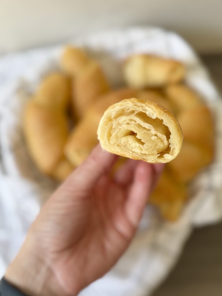 sourdough discard crescent roll