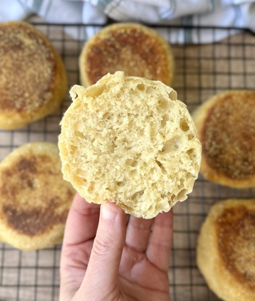 sourdough english muffins