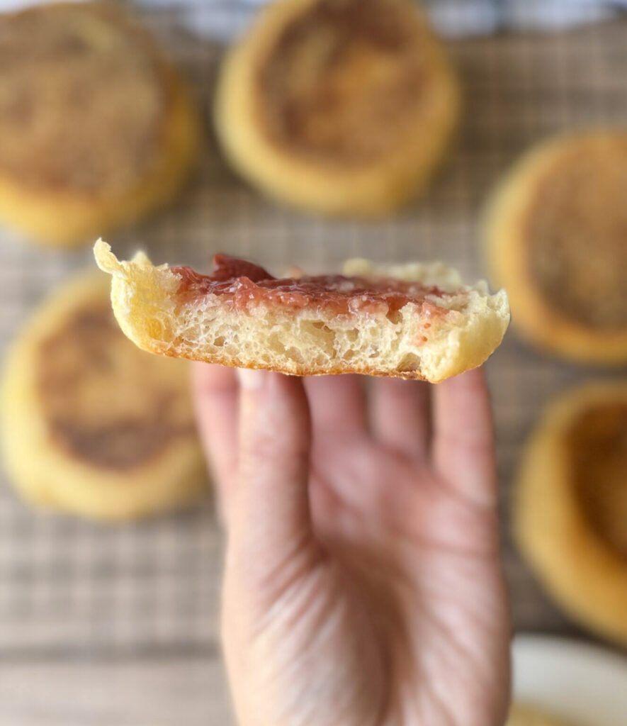 sourdough english muffins