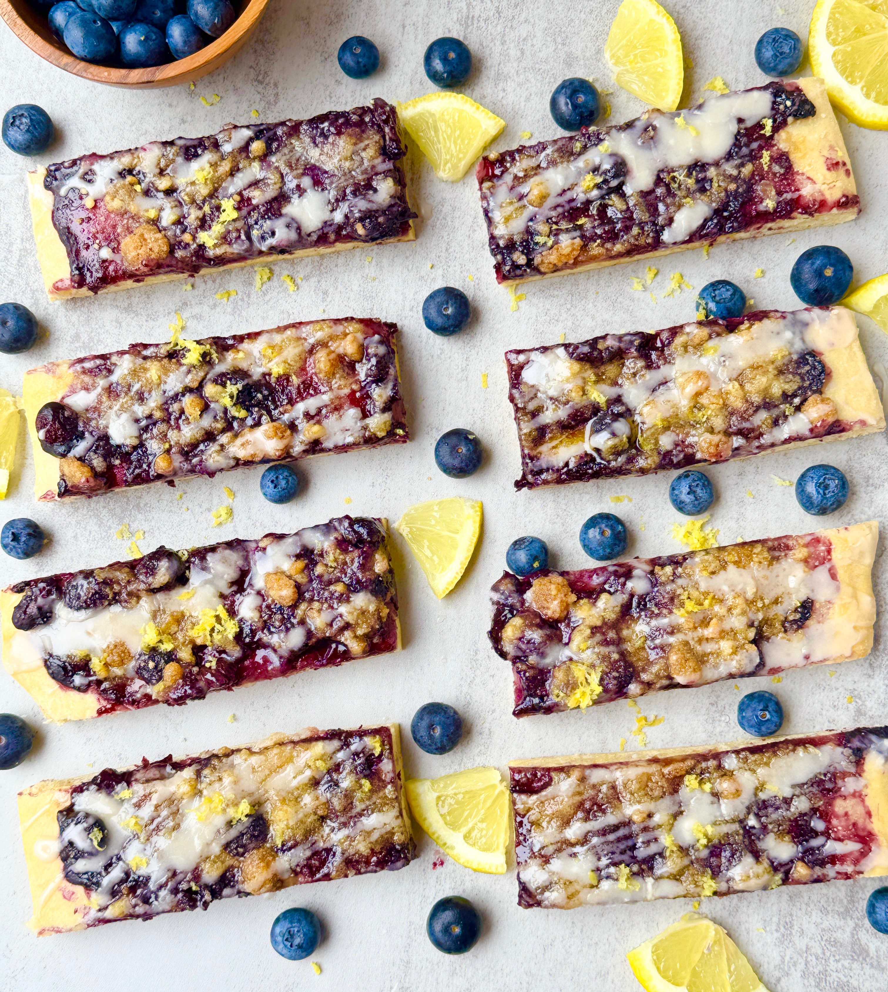 blueberry lemon sourdough sticks