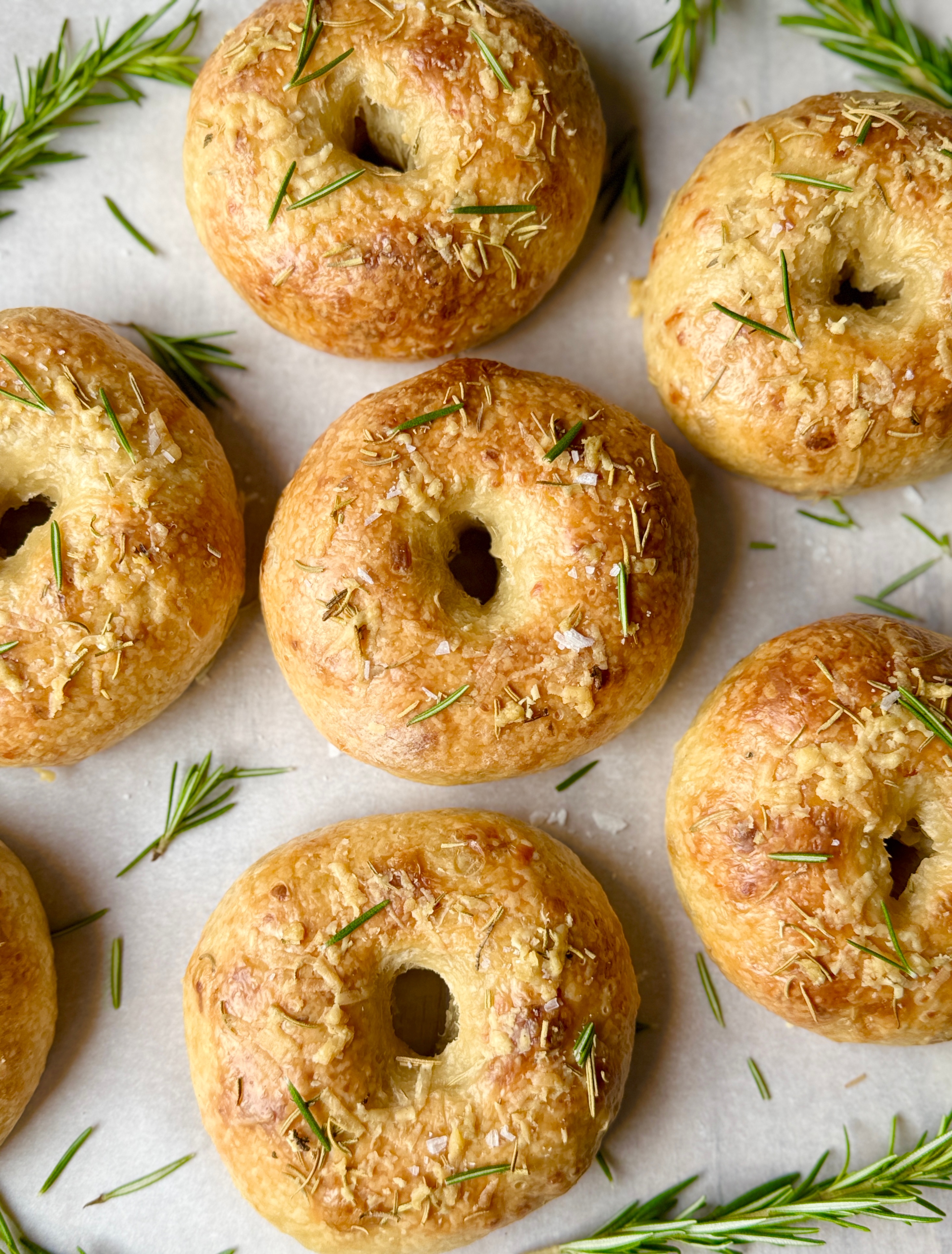 rosemary olive oil sourdough bagels