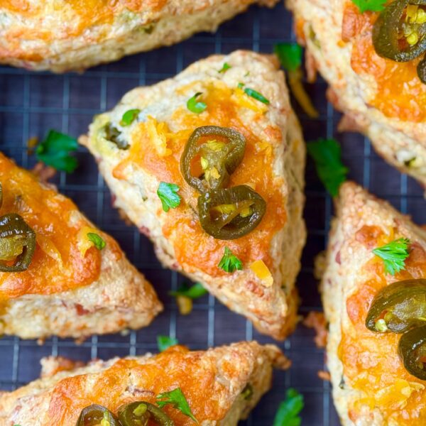 jalapeno cheddar bacon sourdough scones