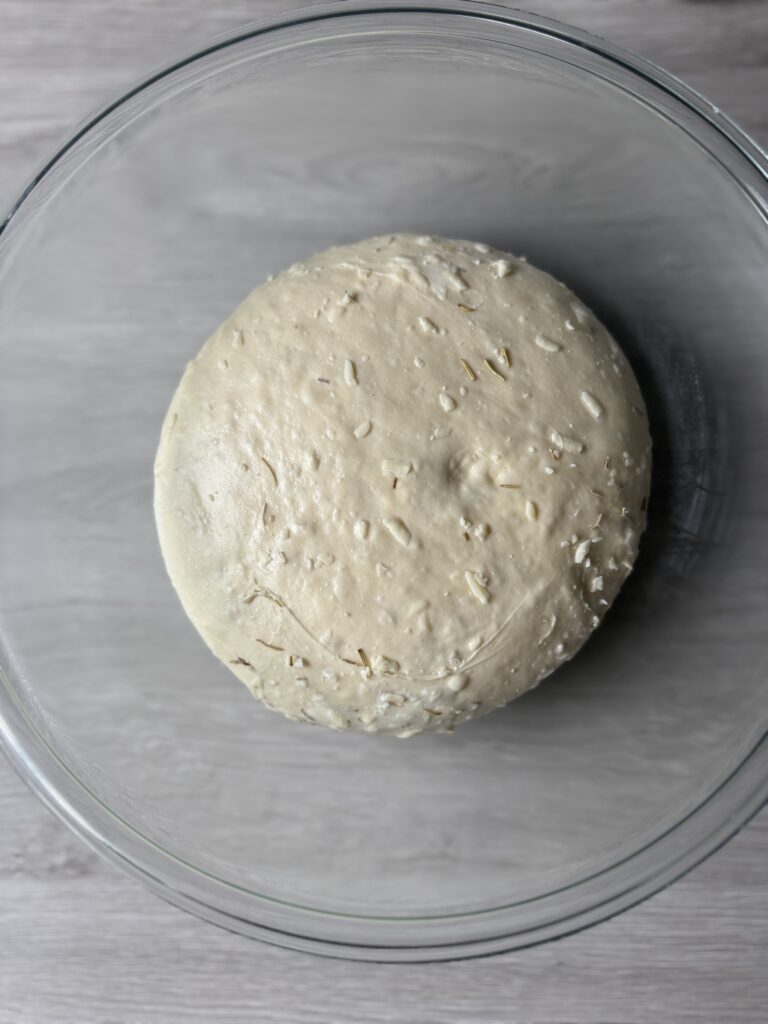 proofed bagel dough