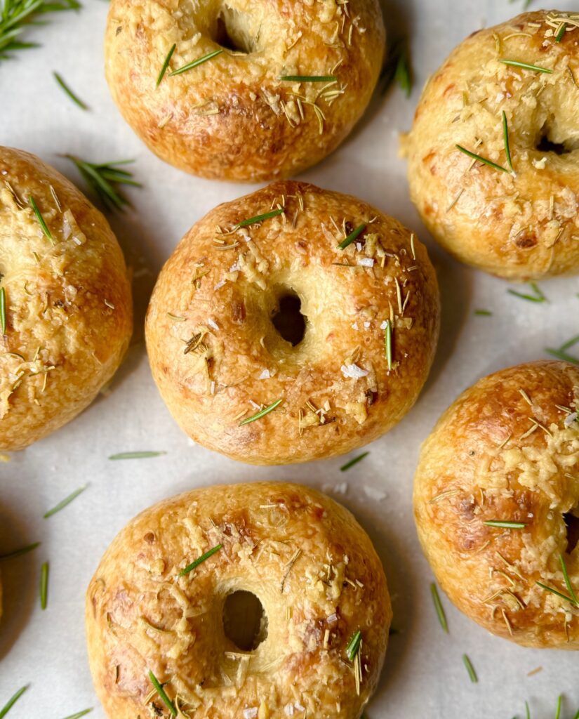 rosemary olive oil sourdough bagels