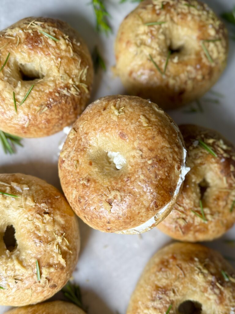rosemary olive oil sourdough bagels