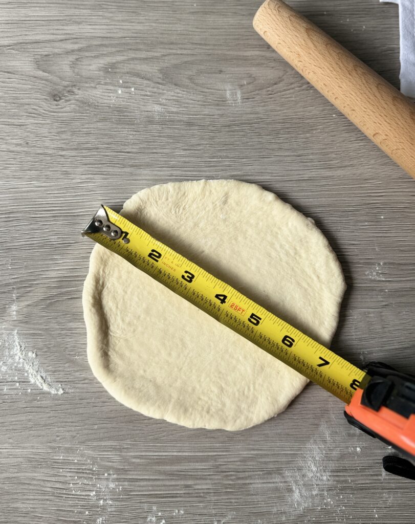rolled pita round