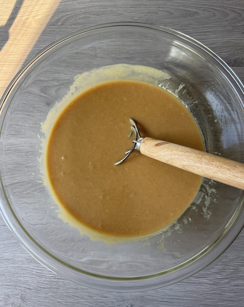 mixing ingredients