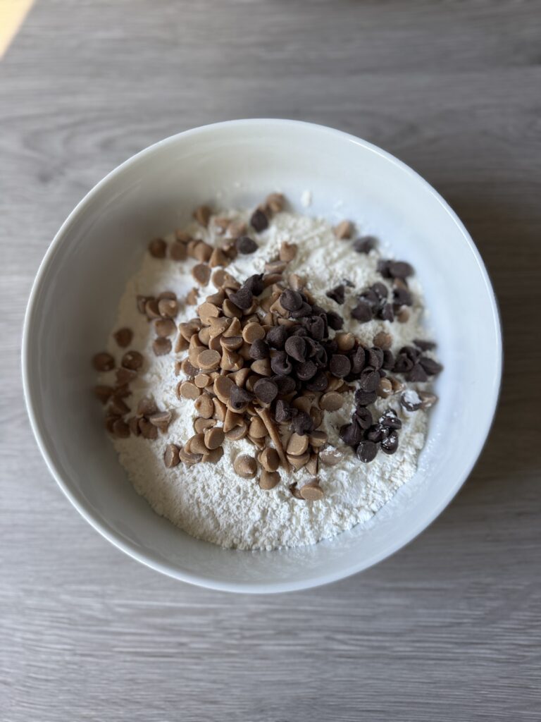 making the dry mixture