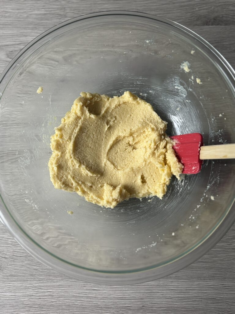 creaming butter and sugar together